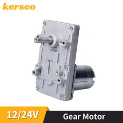 Kerseo Gear Motor DC12V 24V Reducer 20-275RPM High Torque Electric-Motor Metal Gear Reverse Self Lock For Automation Equipment