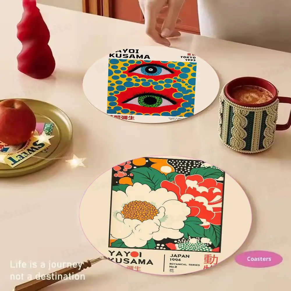 Yayoi Kusama Art Exhibition Artistic Print on Wood, Durable for Parties, Unique Holiday Housewarming Present