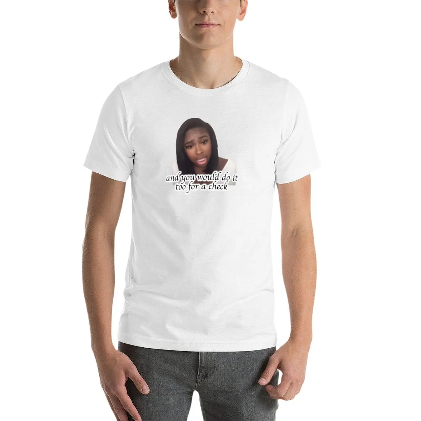 ولستفعل ذلك أيضًا من أجل فحص تي شيرت تي شيرت للرجال تي شيرت بقصة ضيقة للرجال تي شيرت مضحك جرافيك #3