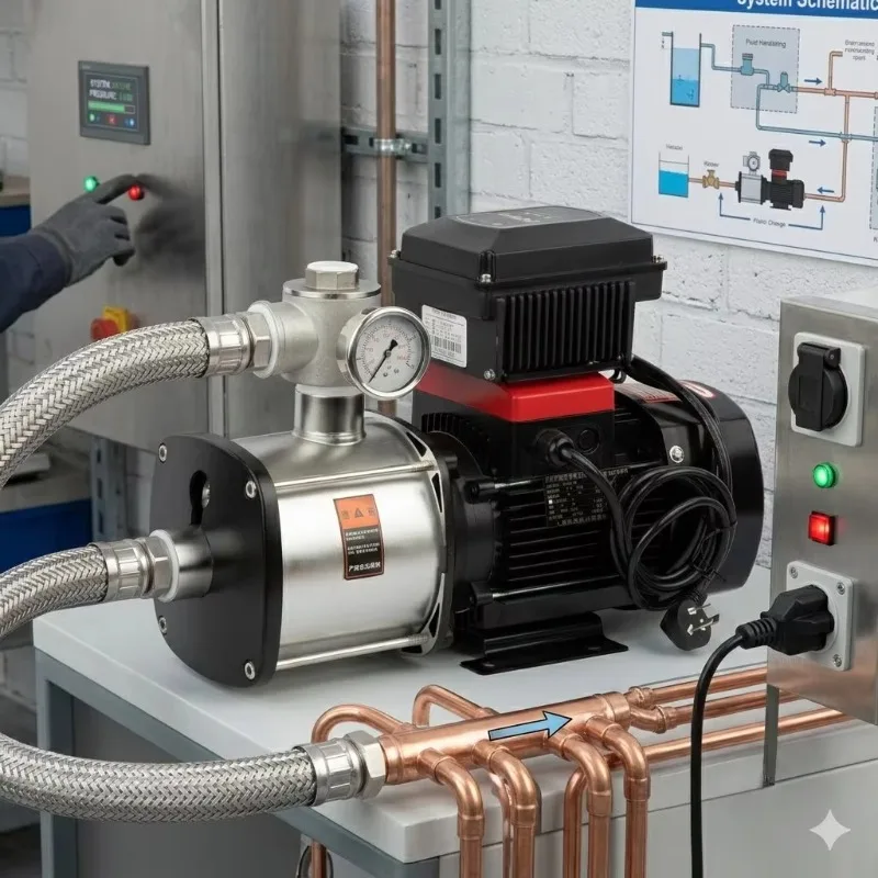Automatic Control High Pressure Stainless Steel Iron Multistage Booster Centrifugal Pump Water Supply High Rise Buildings OEM