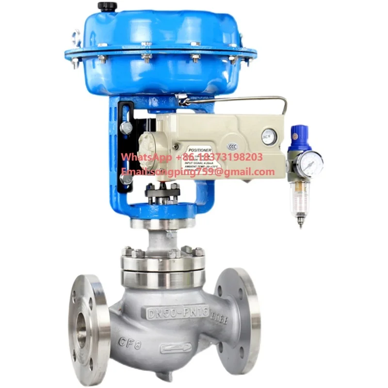 

T86 Stainless Steel Pneumatic Control Valve with Positioner and 4-20mA Control Valve Regulating Valve
