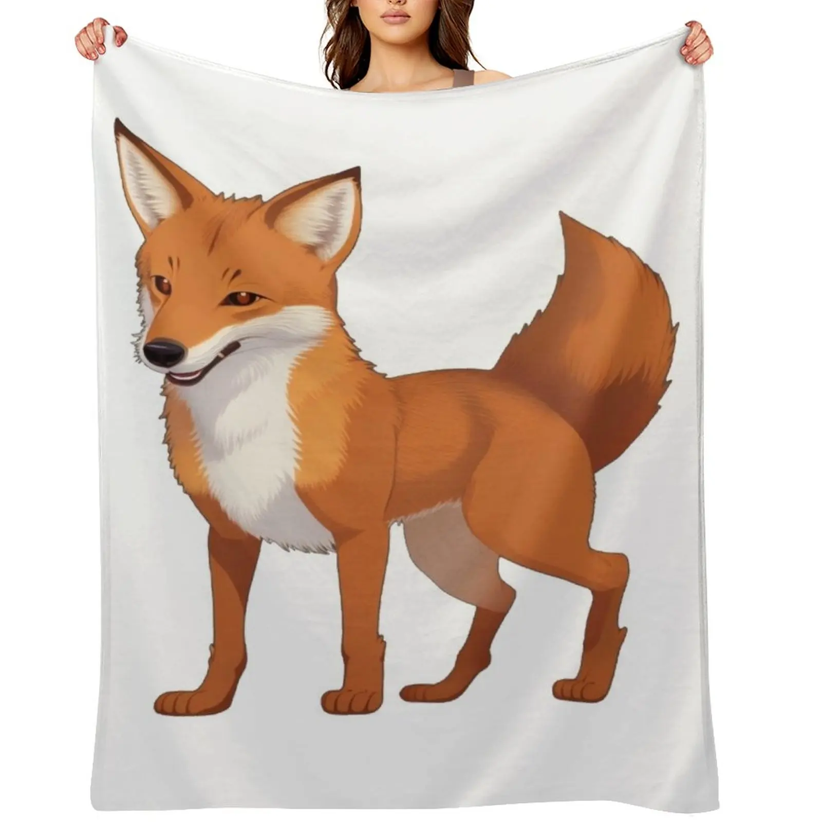 

Dynamic Dhole Wildlife Throw Blanket christmas gifts christmas decoration wednesday blankets ands Blankets