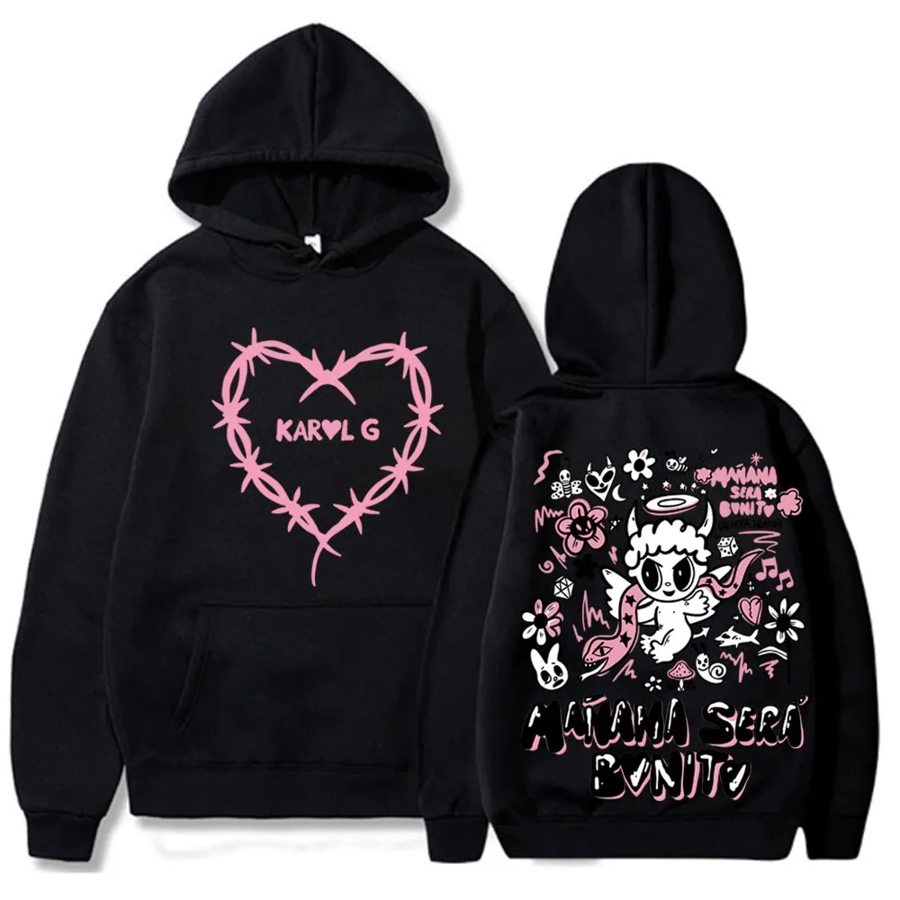 

Mañana Será Bonito Tour Latam Bichota Merch Hoodies Karol G Manana Sera Bonito Unisex Casual Harajuku Sweatshirts Sudaderas