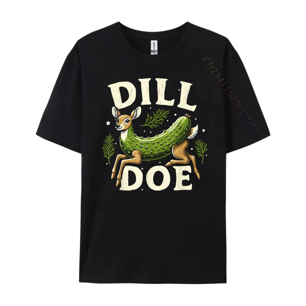 Raunchy Vulgar Funny Naughty Gag Dill Pickle Deer Doe Oversized T Shirt Men Camisas De Hombre T Shirt Group