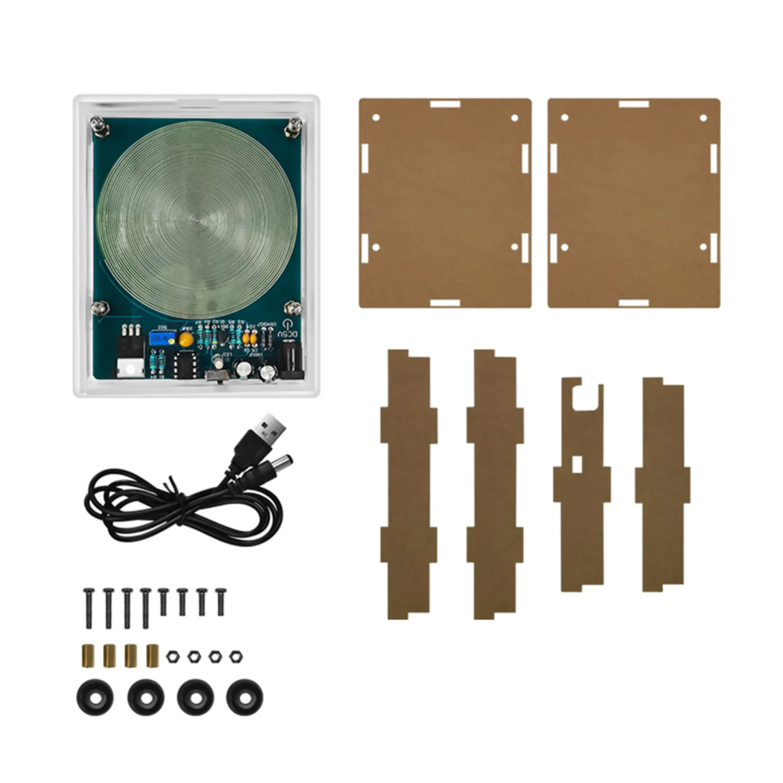 

1 комплект, 5 В постоянного тока, 7,83 Гц, генератор резонансных волн Шумана, генератор волн сверхнизкой частоты импульсов, USB аудиорезонатор, улучшение сна