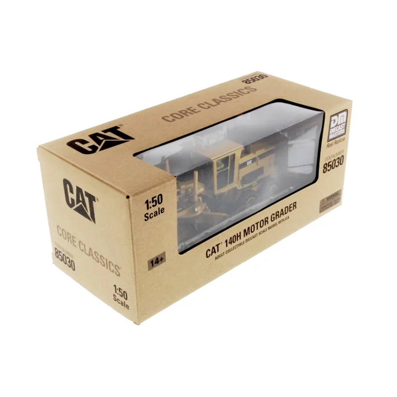 DM Diecast Maßstab 1:50, CAT 140H, selbstfahrender Motor, Grader, Legierung, technisches Fahrzeug, Modell 85030, Sammlung, Geschenk, Dekoration, Show