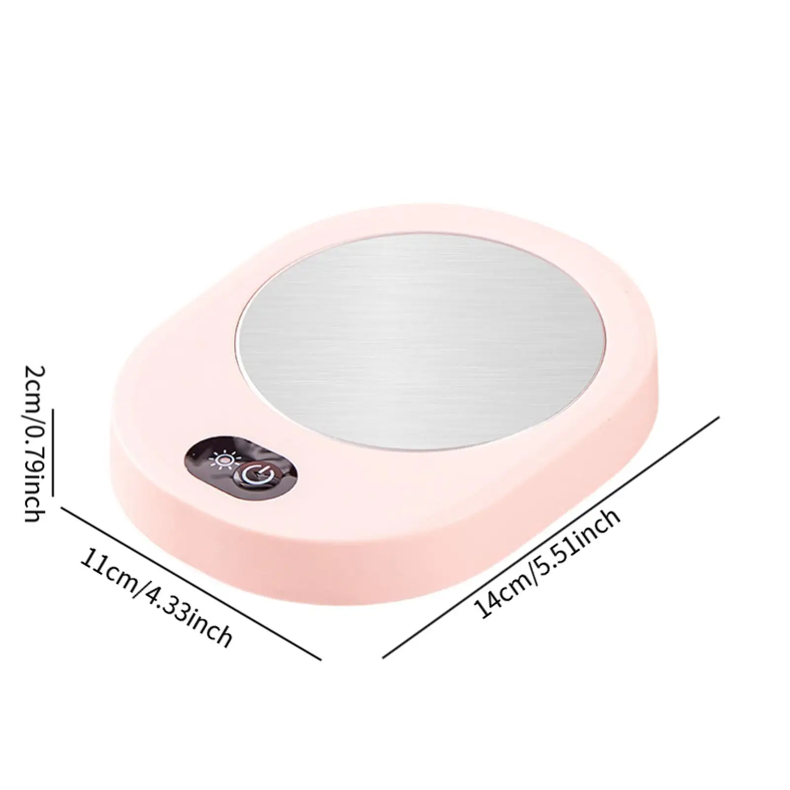 Coffee Warmer USB Non Slip Portable Lightweight Cup Heater Coaster for Water