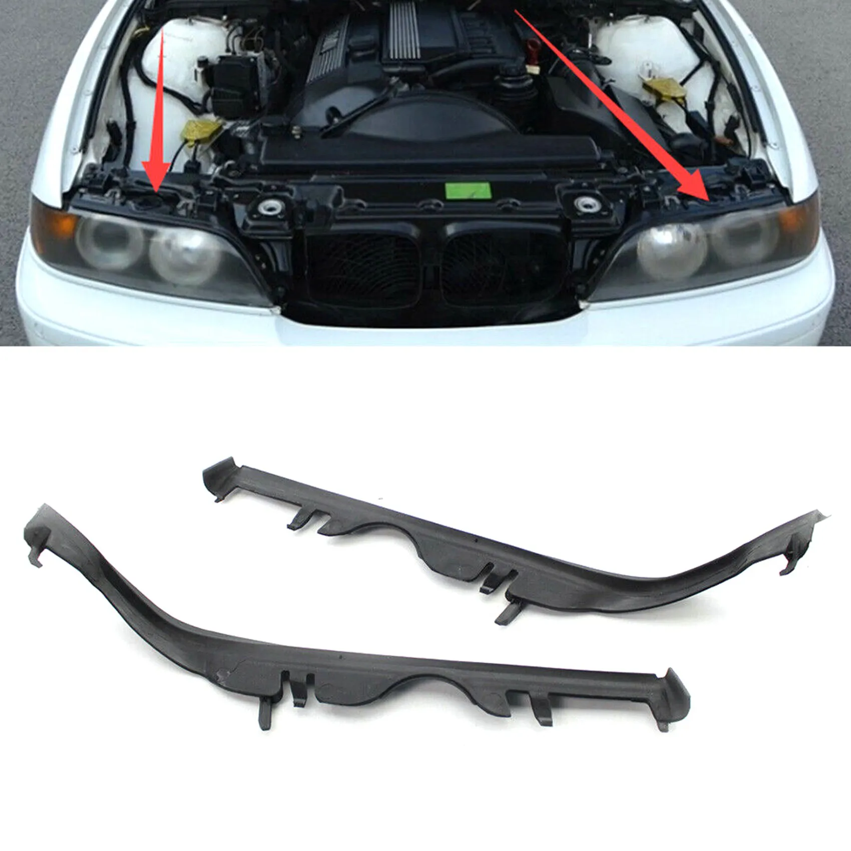 

Прокладка линзы фары для BMW E39 63126908405, левая основная в автомобильной фонаре