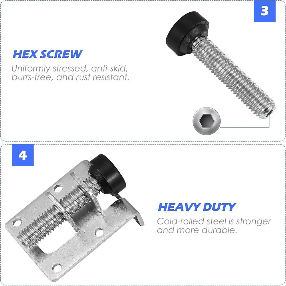 NIEUW Verstelbare meubelstelpoot Zinklegering Zwaar uitgevoerde meubelhoogteverstelling Antislip tafelstelpoten Home Decor