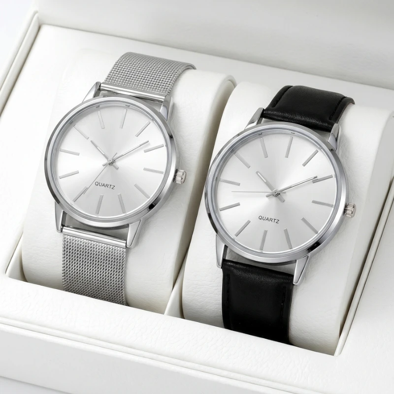 conjunto-de-2-relogios-de-pulso-para-casal-classicos-analogicos-de-quartzo-com-pulseira-de-malha-e-couro-para-uso-casual-e-profissional-presente-para-namorados