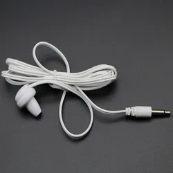 2.5MM~3.5MM 싱글 이어폰 환자용 귓속형 단일 채널 모노 이어폰 (라디오, 병원 TV 보청기용)