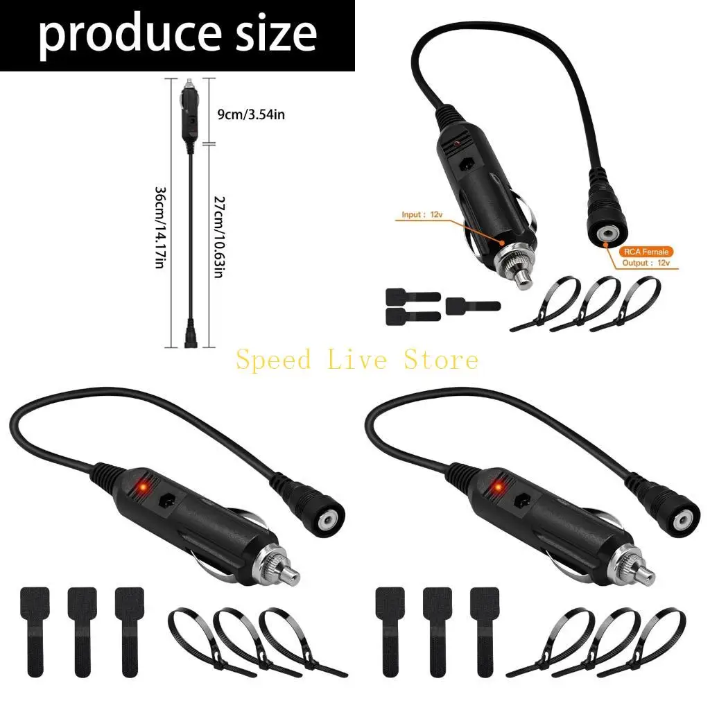 547C Waterproof 12V Power Cord Connector Cable Suitable For Electric Heated Face Mask Motorcycle Gear&Snowmobile Accessories