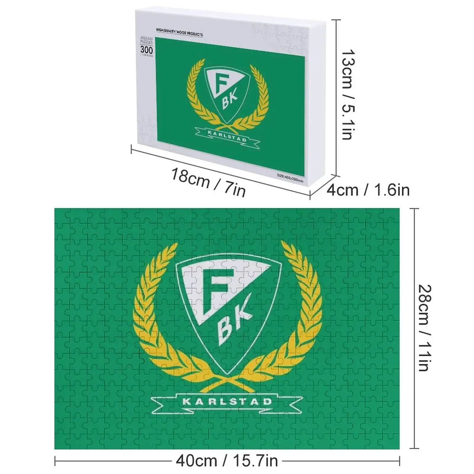 F?rjestad BK Jigsaw Puzzle Regali personalizzati per bambini Nome in legno Foto personalizzata Regali personalizzati Puzzle