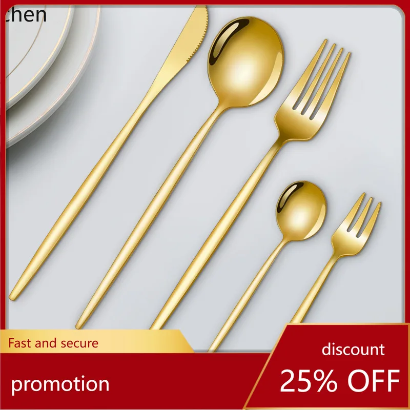 YFY  stainless steel cutlery set - hotel western dining gift set (knife, fork, spoon)