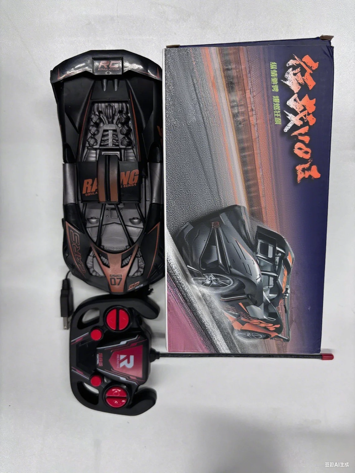 

4-канальный высокоскоростной гоночный автомобиль с дистанционным управлением, игрушечный электрический спортивный автомобиль — подарок на день рождения для мальчиков и детей