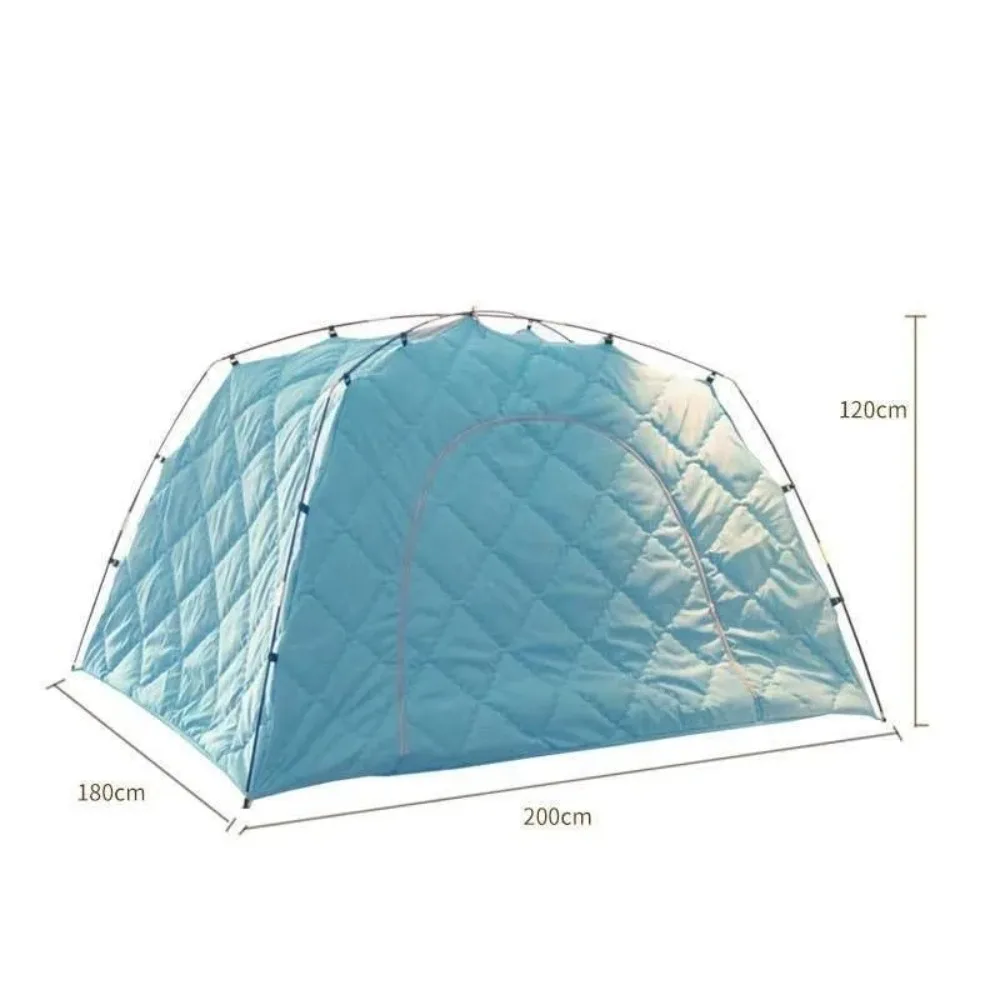 Thickened Cotton Sandwich Indoor Bed Tent Warm Privacy Soundproof Tent for Winter Home