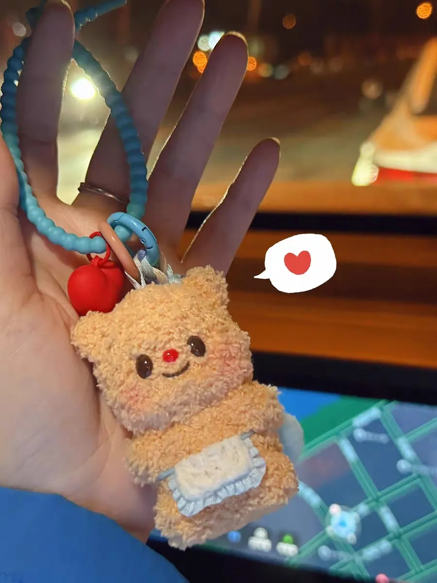 sinaeey-butter-bear-plu-keychain-soft-cute-doll-bag-pendant-women's-sle-lovely-toy-fabric-artistic-plaything