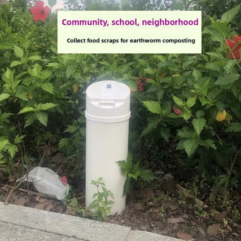 Large Worm Tower for Park School and Community Kitchen Waste and Pet Waste Composting System Outdoor Compost Bin for Sustainable