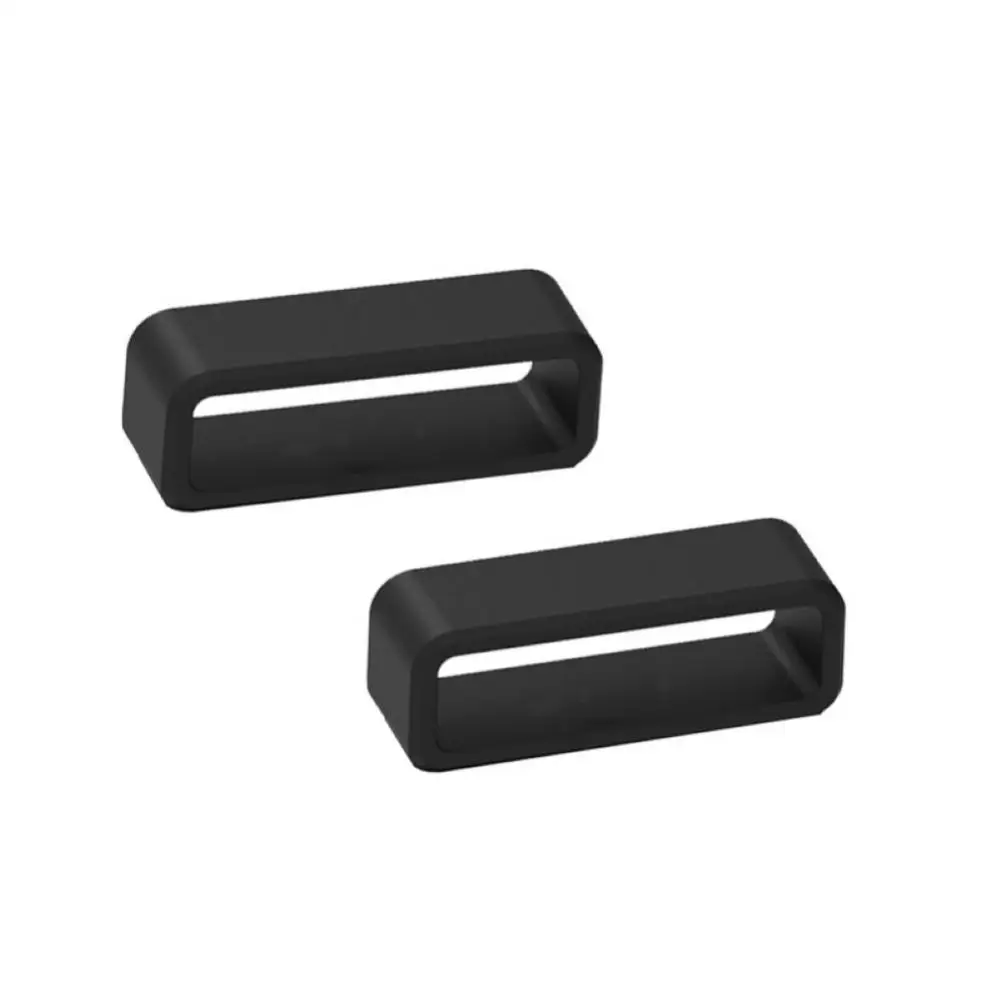 12-30mm Silicone Replacement Elastic Wrist Watch Strap Band Loop Ring Accessory Watch Band Keeper Holder Loop