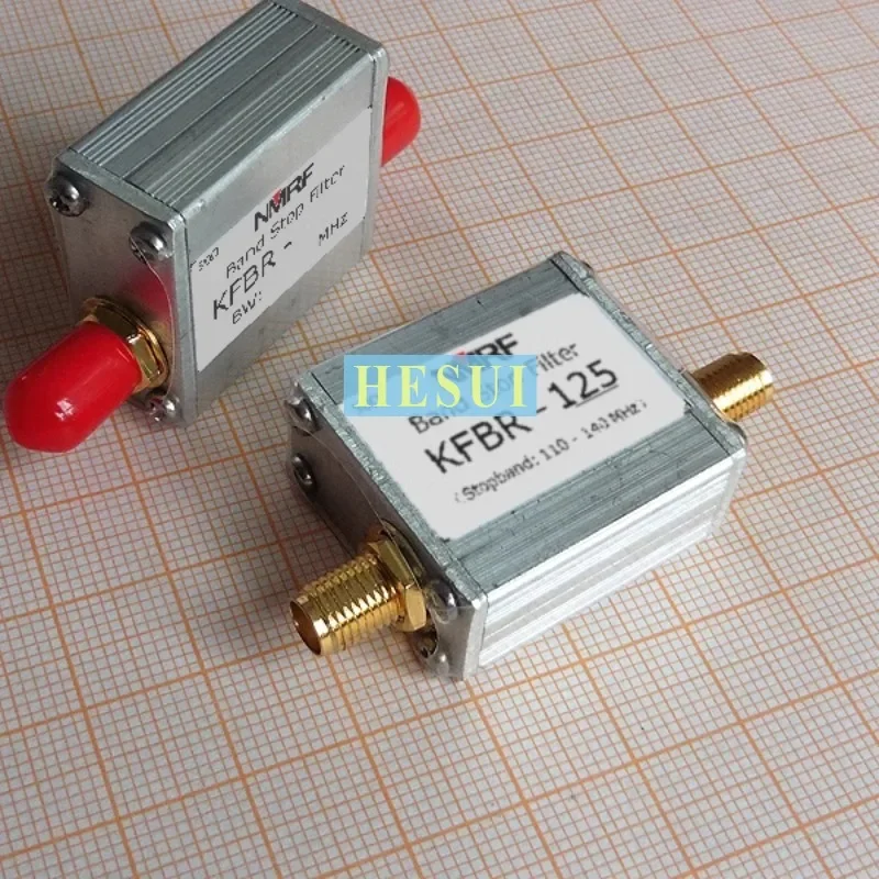 BSF Filter RF 110MHz~140MHz Module band stop filter, remove 125MHz aviation broadcast signal, SMA interface Module  Board