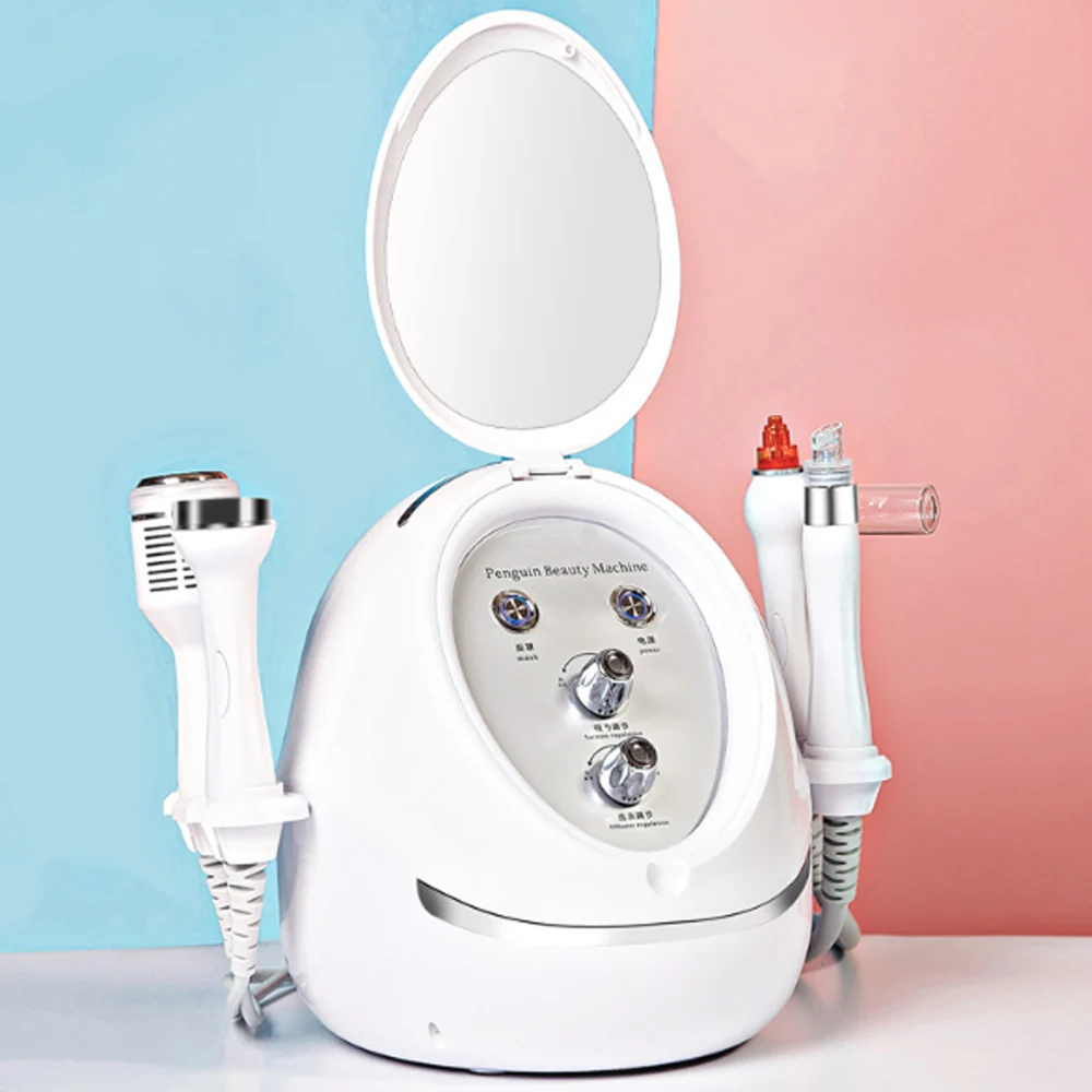 110v Small Bubble Beauty Instrument 7 Modes Special Bubble Machine 5 In1 Facial Skin Care Equipment for Cleaning Blackhead Hydra