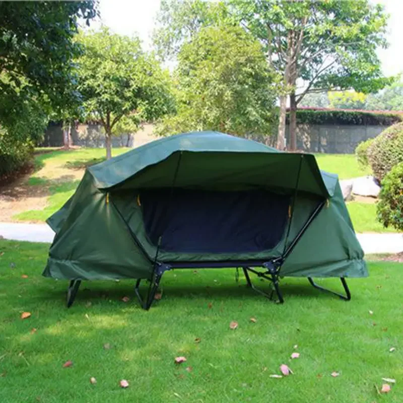 

China Manufacturer Portable Aluminum Luxury Folding Travel Camping Outdoor Tent Cot Waterproof