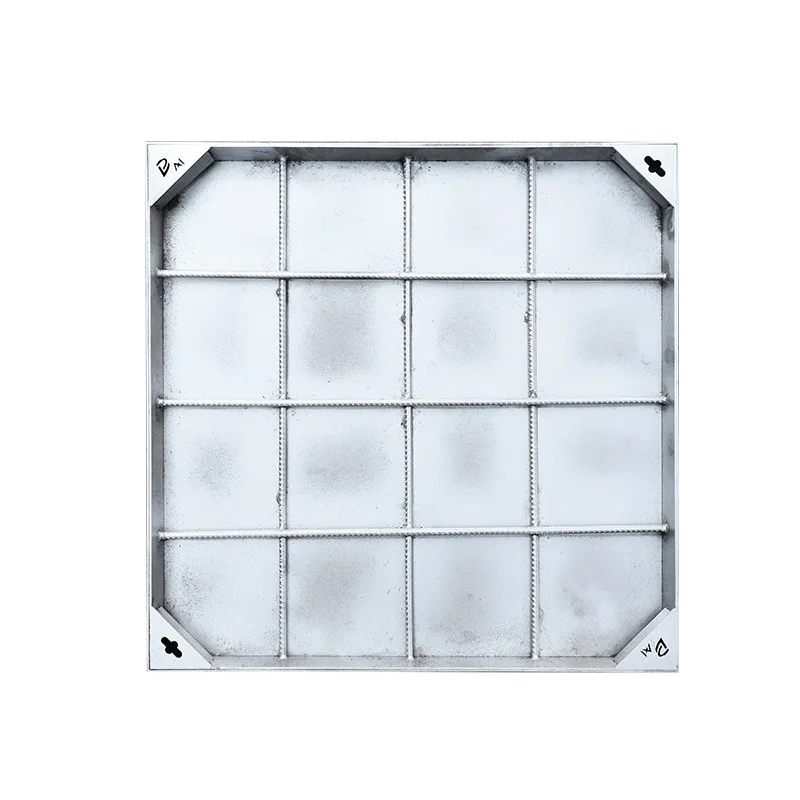304 Stainless Steel Square Decorative Municipal Communication Sewage Gas Invisible Electric Sinking Manhole Cover Xinghua