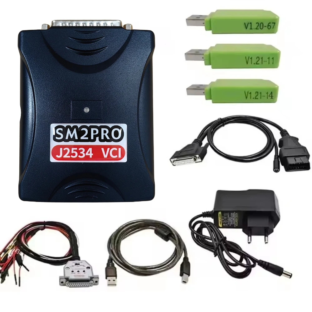 

【Buy Now!】J2534 Pro+ 22 Version SM2 Accessory 1.20 PCMFlash ECU Programmer Bench OBD Automotive Diagnostic Chip Tuning Tool