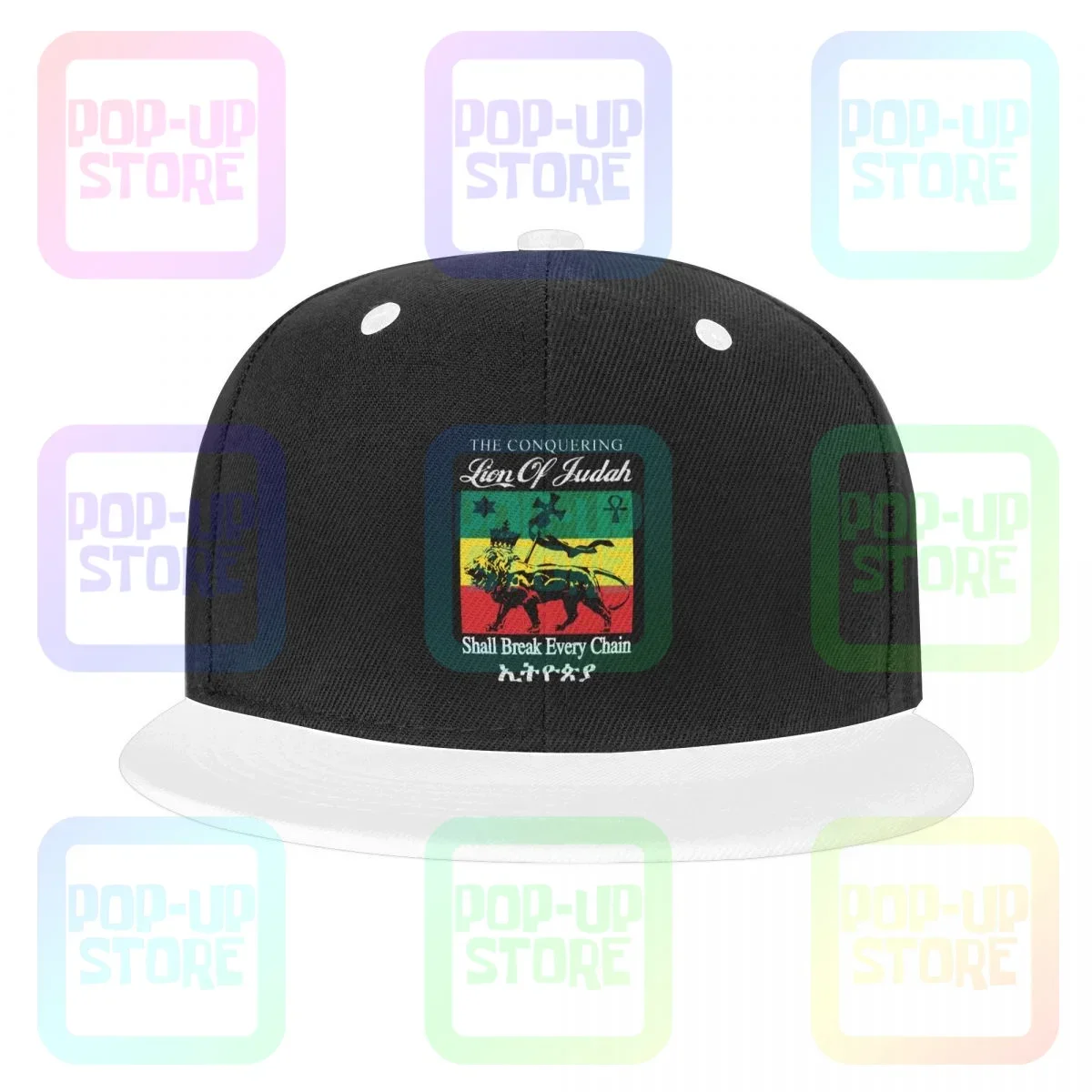 Reggae Jah Rastafari Haile Selassie Vybz Kartel Lion Of Judah Snapback Cap Colorful Baseball Caps Pop Trend