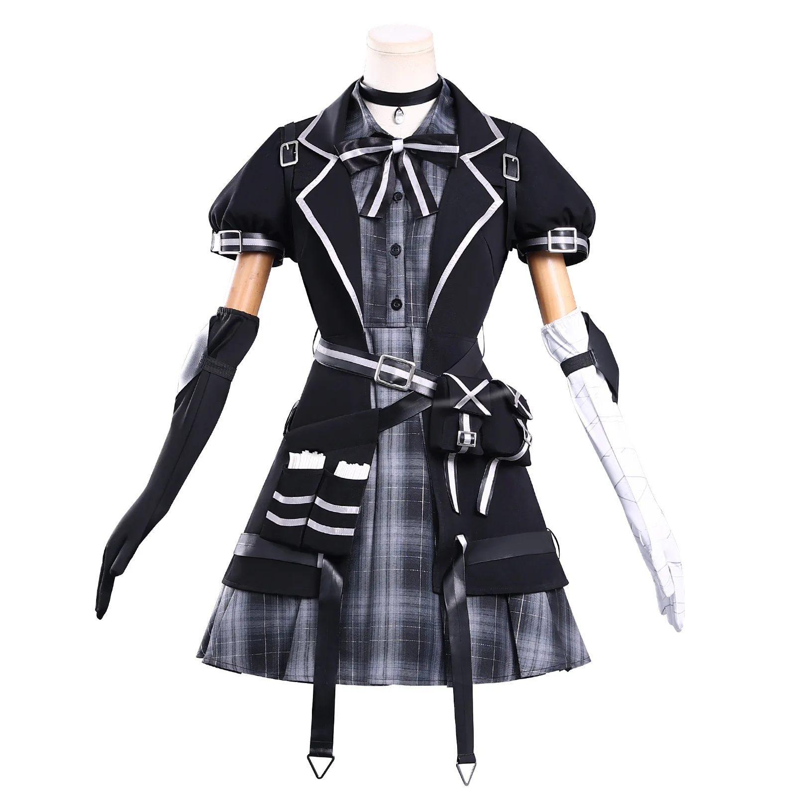 لعبة ماهو شوجو نو ماجو سايبان كوروبي نانوكا أزياء تنكرية شعر مستعار نانوكا الزي لحفلة الهالوين مرحلة لعب الأدوار الدعامة