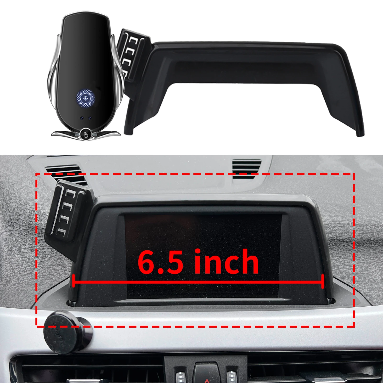 

fit for BMW X1 2016-2019 F48 6.5/8.8in Anti-Shake Screen Base Phone Holder Mount Stand ​​ Dedicated Car​​ accessoires