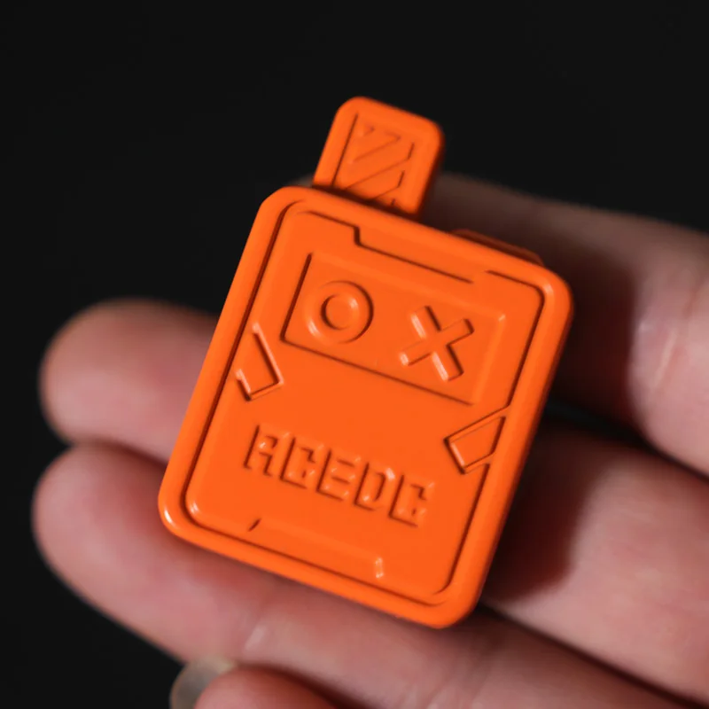 ACEDC Leaping Cute Rabbit Button Twin Linkage Press Bounce Fidget Push Card Mechanical Slider Decompression Metal Fingertip Toy