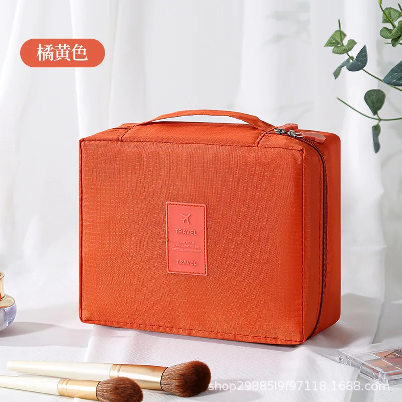 فتاة جديدة حقيبة مستحضرات تجميل الترفيه السفر سعة كبيرة حقيبة غسيل تخزين مستحضرات التجميل أكياس حزمة متعددة الوظائف للمرأة