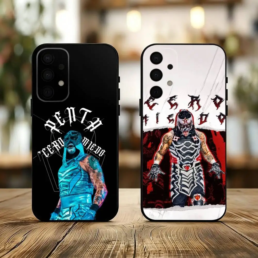 

P-Penta Zero M-Miedo Phone Case For Samsung Galaxy A73,A72,A71,A70,A53,A52,A51,Soft Silicone Black Cover
