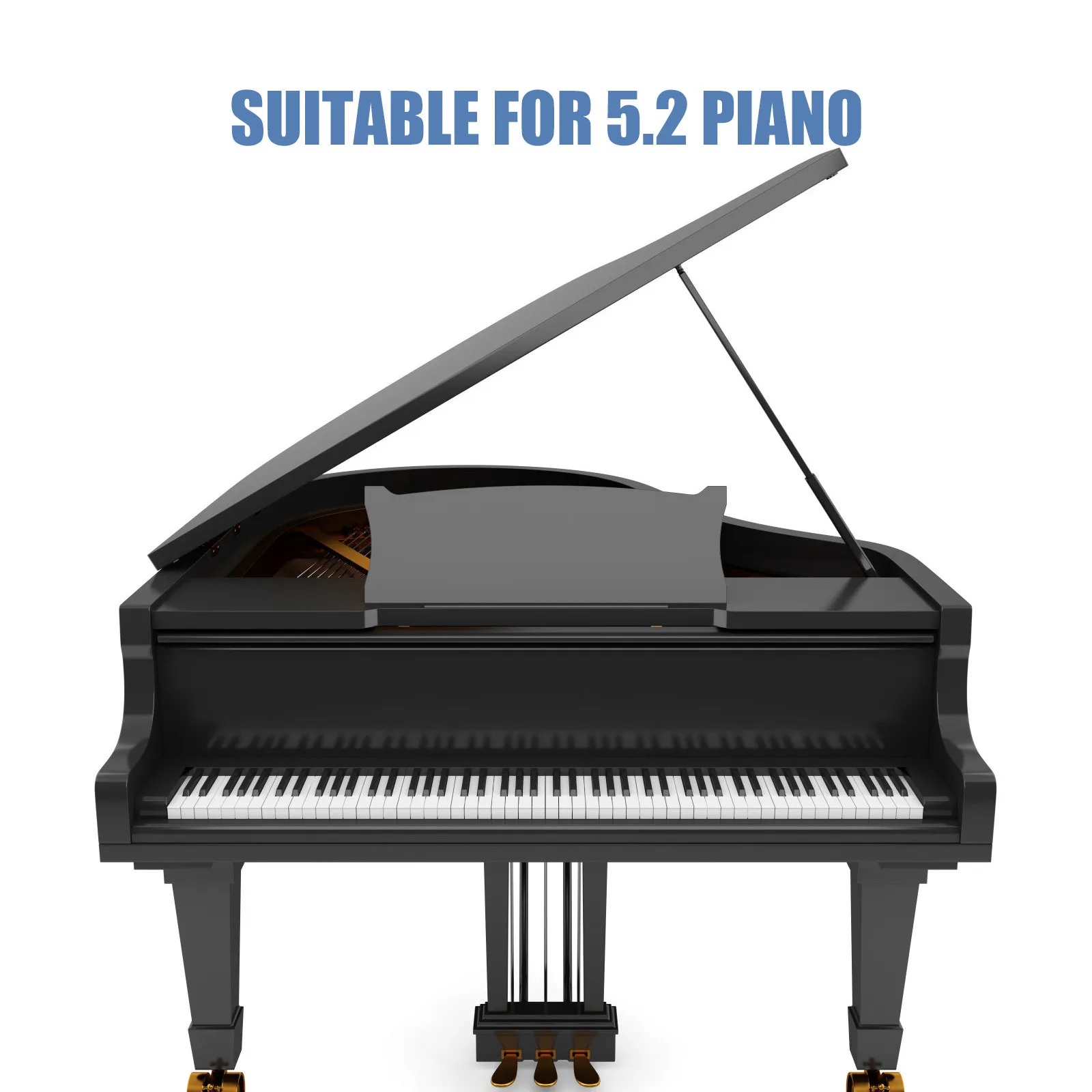 

2pcs Piano Accessory Premium Keytop Replacement tool For Worn Keys Parts Supplies Keyboard Instrument Vertical Piano