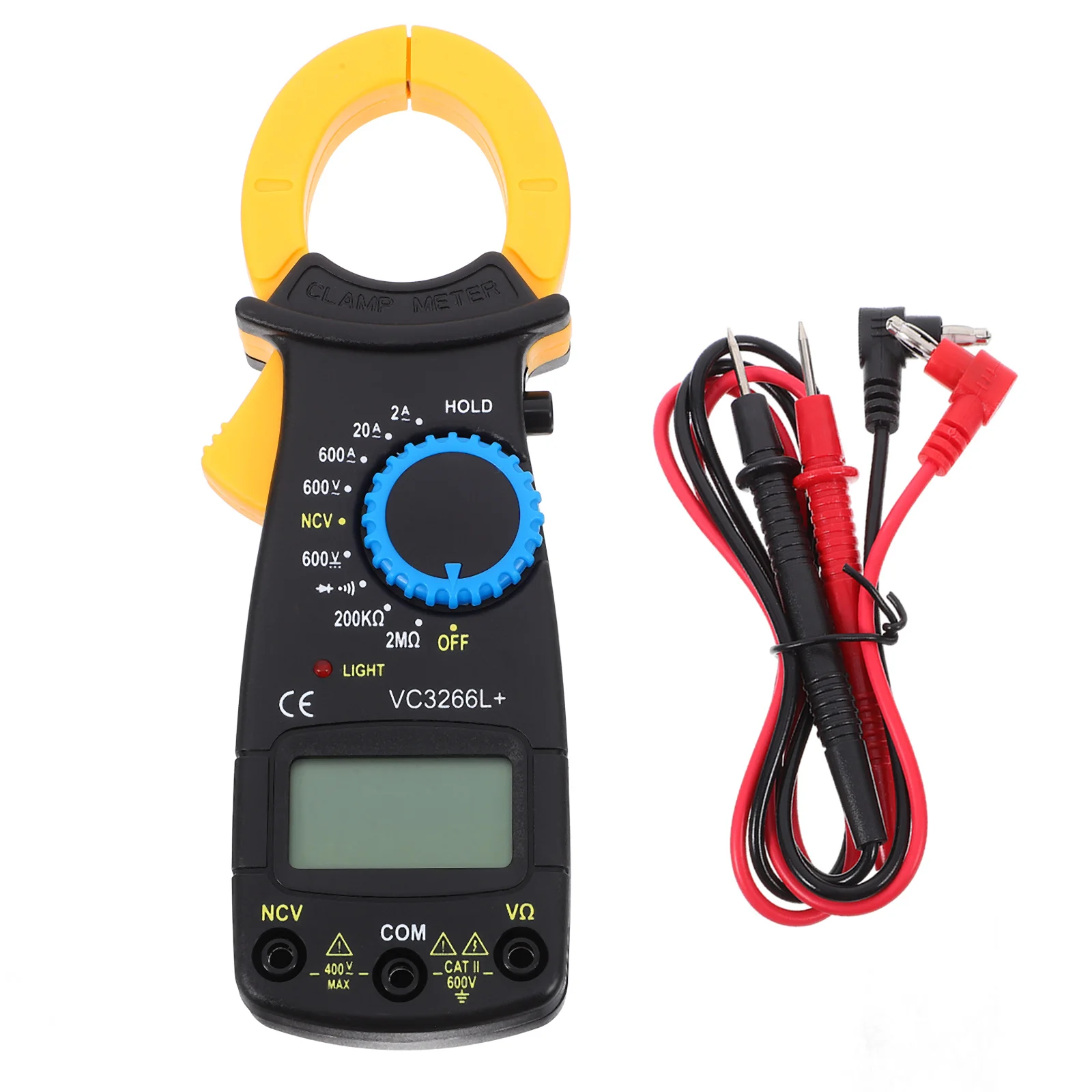 

1pcs Digital Clamp Multimeter High Accuracy Dc Voltmeter Amp Tester Resistance Measurement Handheld Electrical Voltage Current