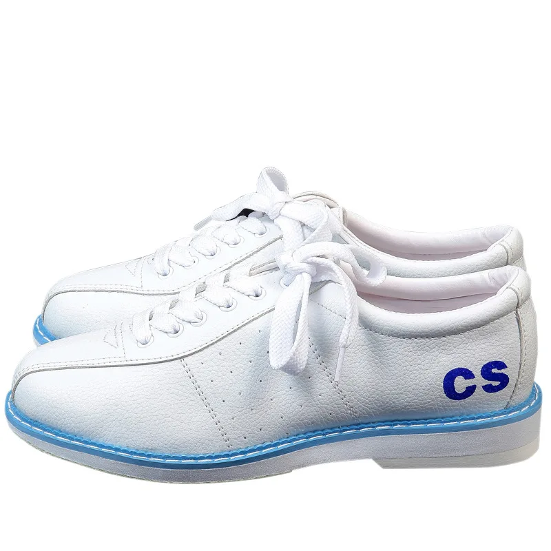 Chaussures de bowling blanches pour hommes et femmes, baskets Vogue, articles de sport unisexes, divertissement pour débutants