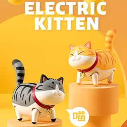 New Electric Cat Blind Box Walking Animal Kitten Toys Ornaments Birthday Baby Shower Handmade Diy Kids Children Gifts