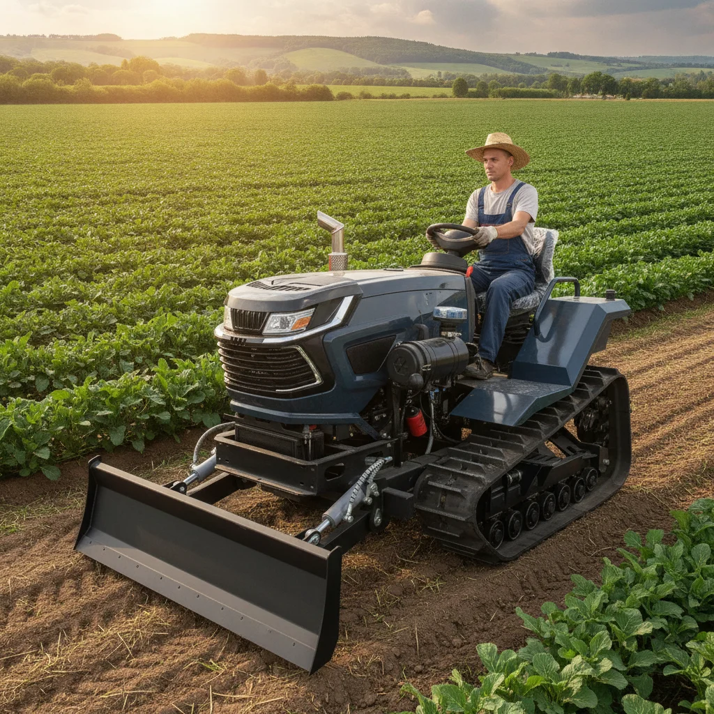 Agriculture Farming Land For Sale - Tracteur à chenilles agricole tout-terrain 45HP