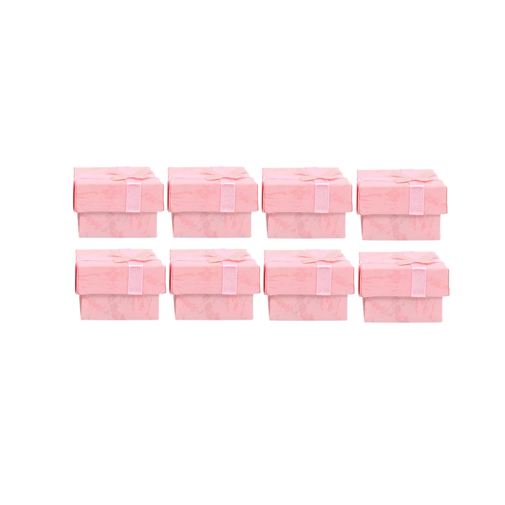 

30Pcs Jewelry Storage Boxes Stylish Hard Paperboard Organizer Case for Earring Necklace Bracelet Gift Box Candy Wedding Party