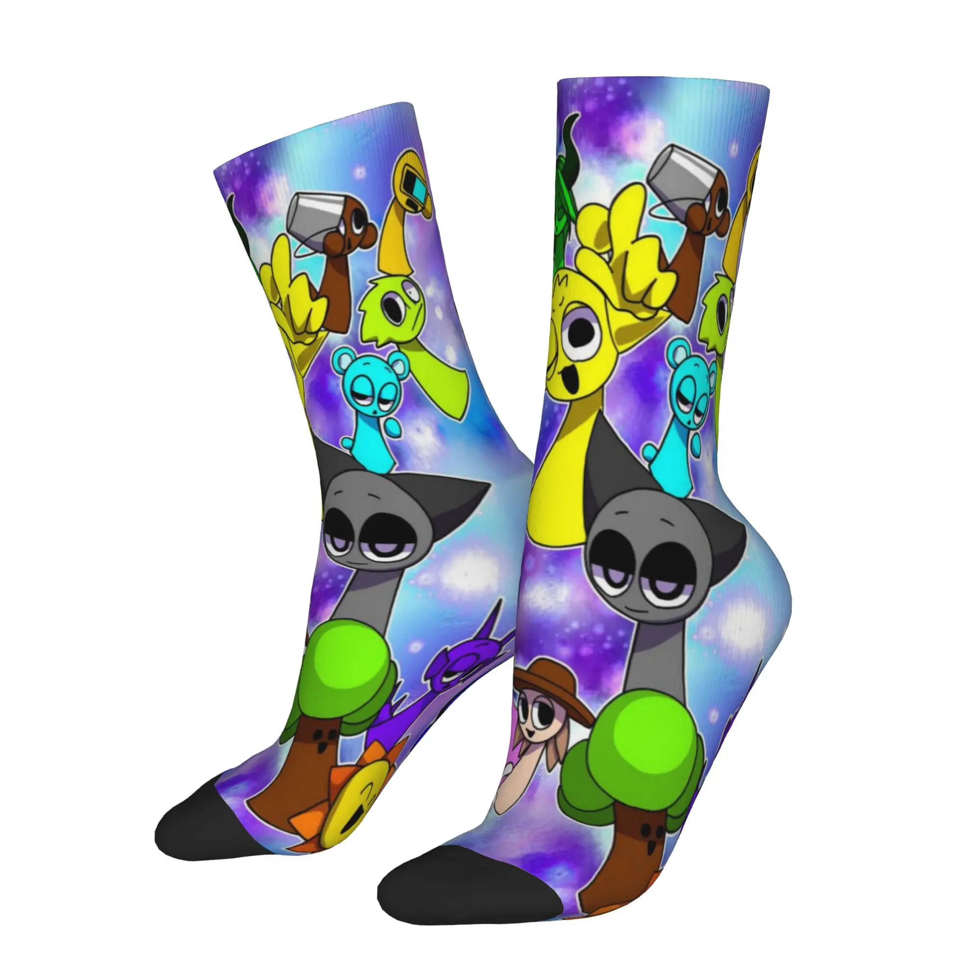 Sprunkis Accessories Men Women Socks Breathable  Sport Middle Tube Socks Super Soft Little Small Gifts