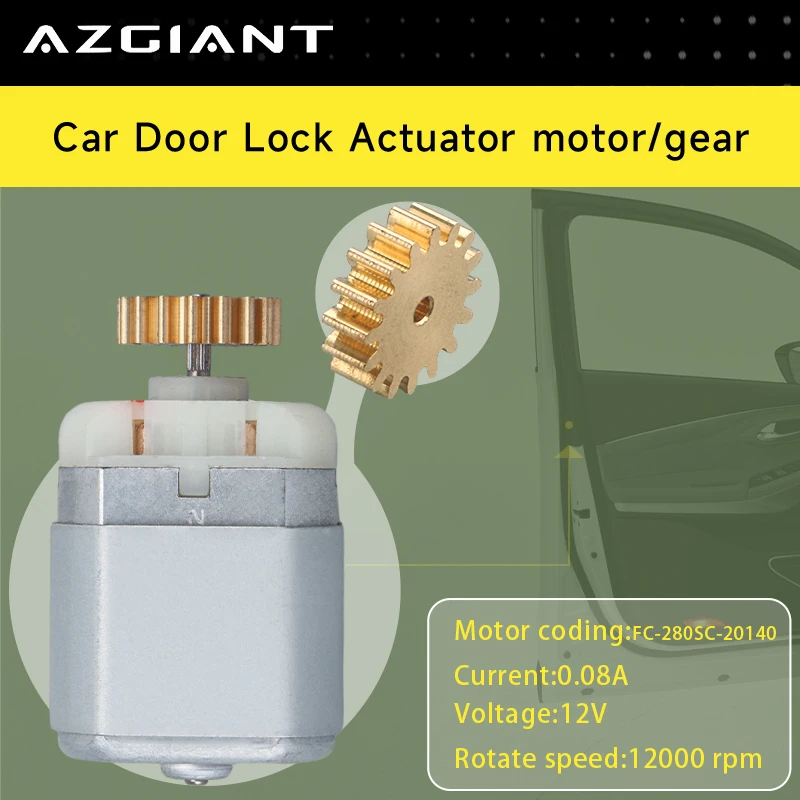 

Car Door Lock Actuator motor FC-280SC Gears 6T Repair Tools For Renault Megane Scenic New Interior Replacement Parts DC 12V