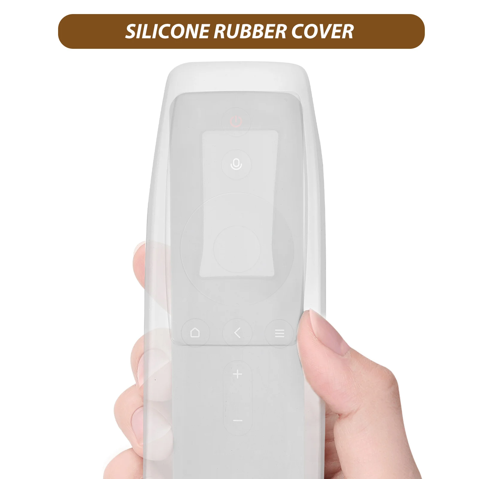 

Remote Control Case Clear Ultra Stretchy Silicone Protector Cover Waterproof Dust Proof Remote Skin Fits Various Brands