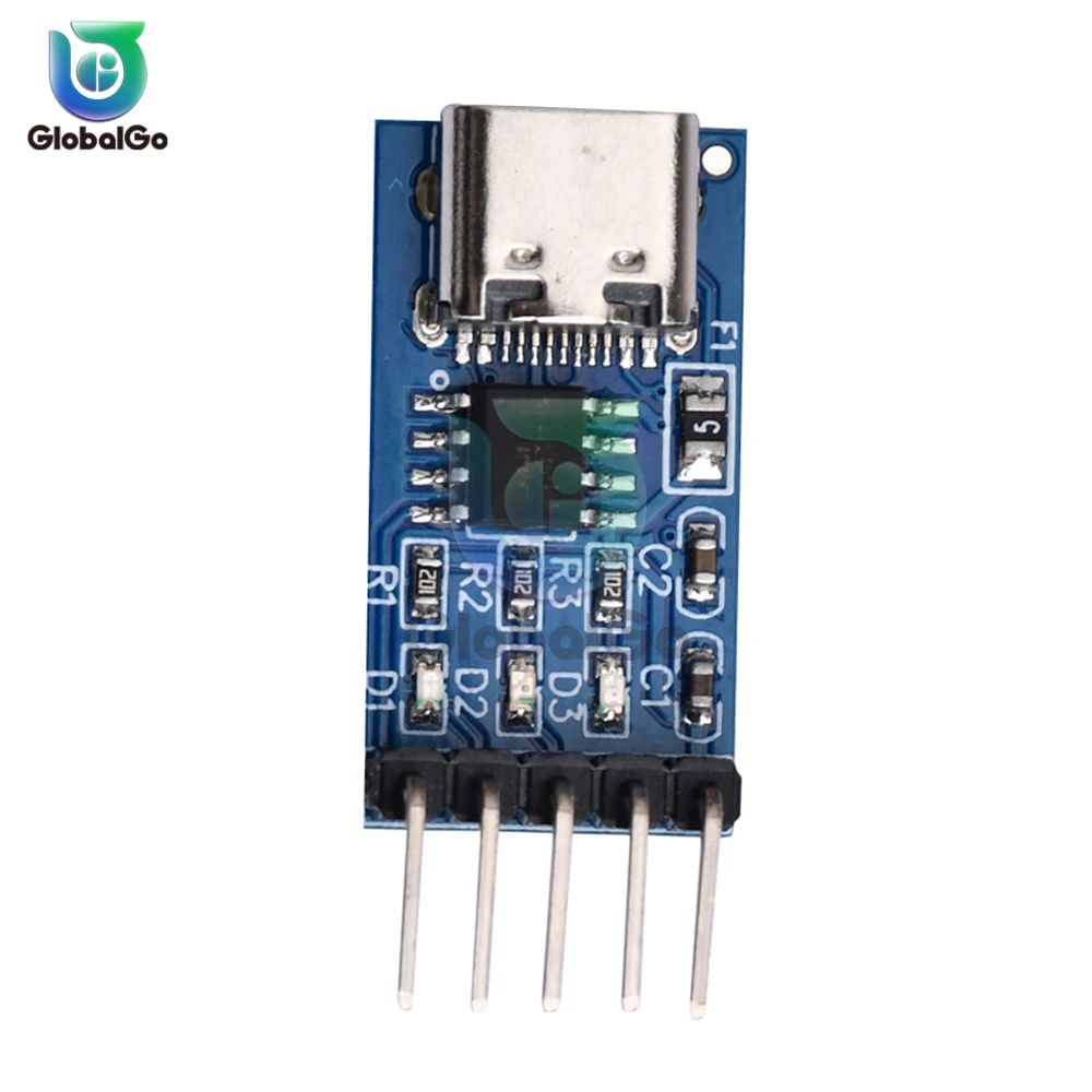 Type-C TYPEC USB To TTL Serial Port CH340N Module Board DC 5V/3.3V Upgrade MCU Download Brush Machine Line Smart Electronics