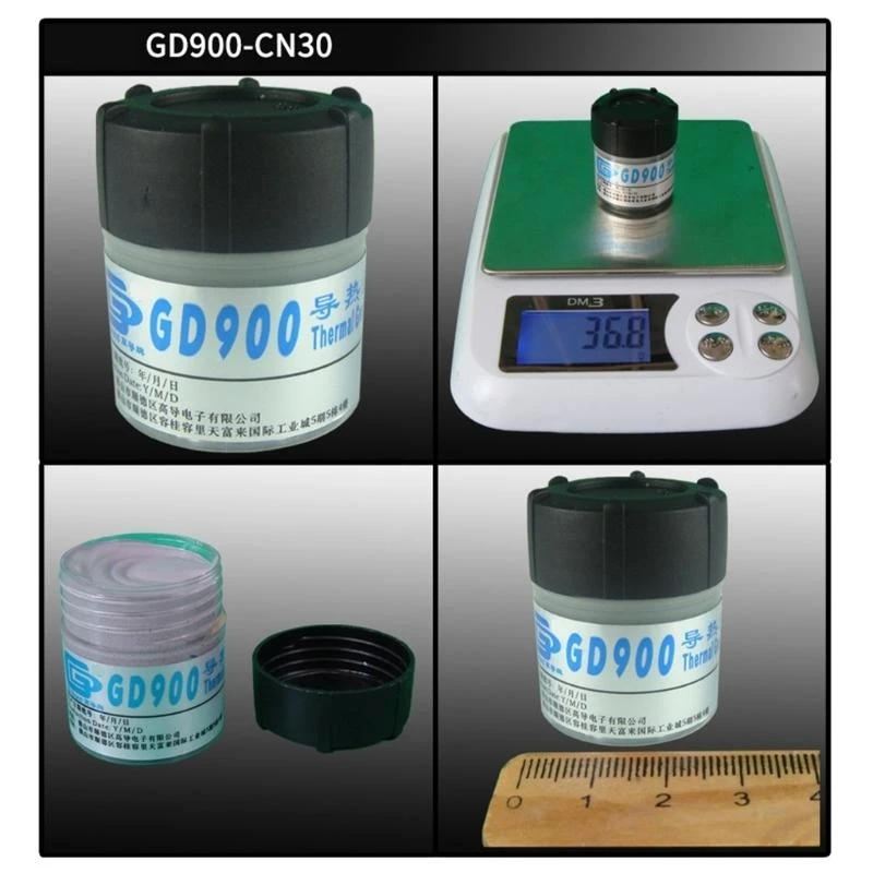 열 붙여 넣기 키트 CPU 냉각 방열판 용 전도성 그리스 실리콘 화합물 GPU LED 전압 조정기 MOS 트랜지스터