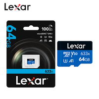 Lexar Memory Card 32GB 64GB 128GB 256GB High Speed 100MB/s Class 10 633x Micro SD Card UHS-I A1 TF Microsd Card For Phone