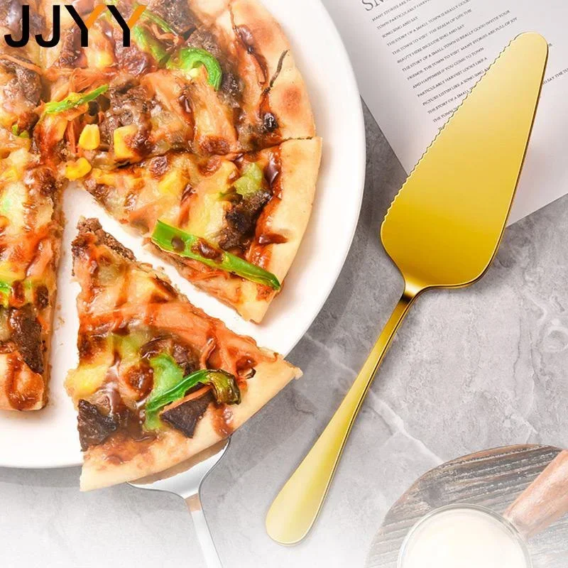 Multicolor Stainless Steel Cake Server Pizza Cutter Pie Spatula Baking Tool Kitchen Utensils Essential for Baking