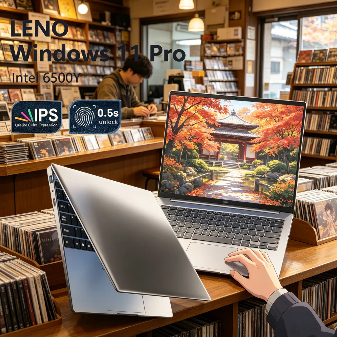Premium NEW 15.6" Laptop 32GB DDR3 512GB 1TB 2TB SSD Windows11 Notebook Pc Gamer Intel 6500Y Office Computer with Backlit Finger