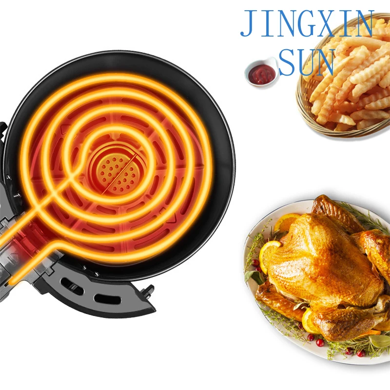 5.5L Air Fryer TC-JD01A Household Large Capacity Electric Fryer Smart Multi-function Oven Kitchen Baked Egg Tart/Roast Chicken