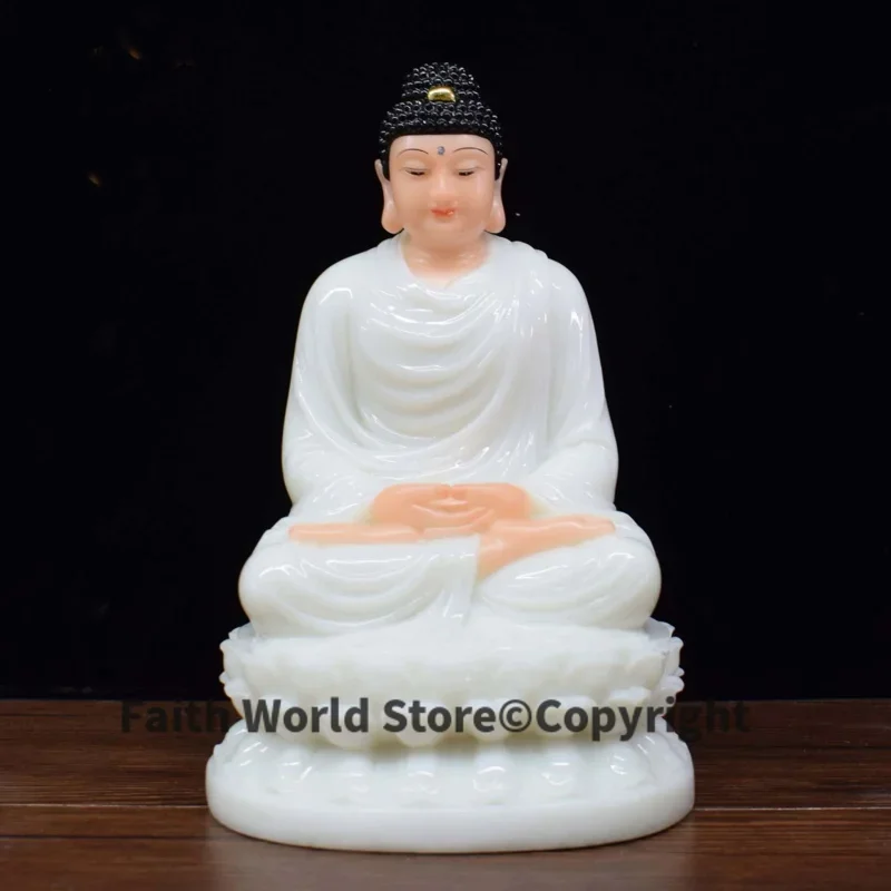 A set 3PCS high grade GOOD Buddha statue HOME Shrine Patron saint God Sakyamuni Avalokitesvara Guanyin ksitigarbha Dizang King